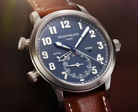 patek philippe calatrava pilot travel time ref 5524 price|patek philippe dual time.